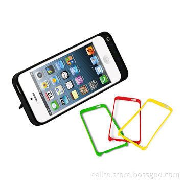 Rechargeable Chargers for iPhone 5 with Colorful BumperNew